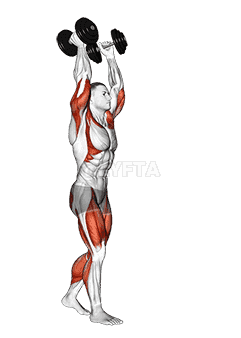 Dumbbell Overhead Carry demonstration