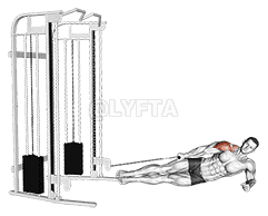 Cable Side Lying Lateral Raise demonstration