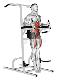 Captains Chair Straight Leg Raise demonstration
