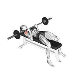 Barbell JM Bench Press demonstration