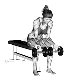 Dumbbell finger curls demonstration