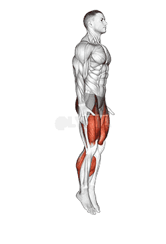 Semi squat Jump demonstration