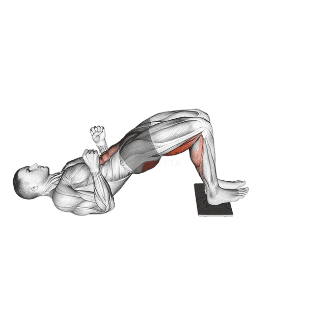 Sliding Leg Curl on Floor with Towel demonstration