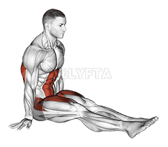 L-Sit on Floor demonstration
