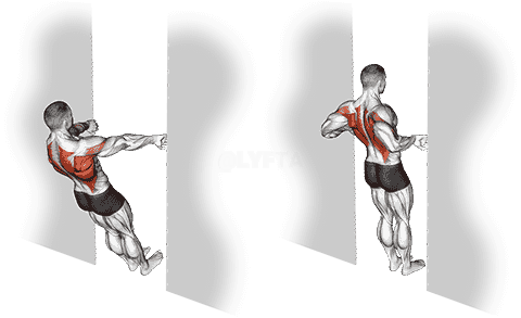 Bodyweight Row in Doorway demonstration