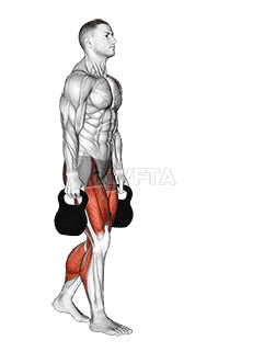 Kettlebell Farmers Carry demonstration