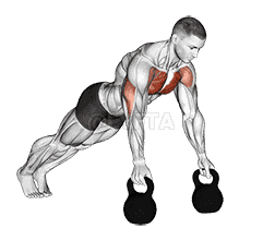 Kettlebell Deep Push-Up demonstration