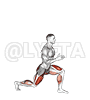 Lunge with Jump demonstration