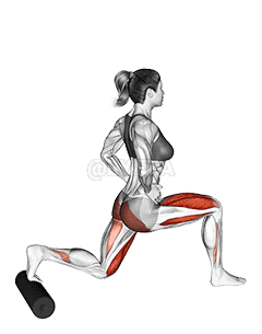 Split Squat with Roll demonstration