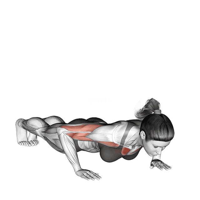 Shoulder Tap Push-up demonstration