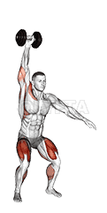 Dumbbell One Arm Snatch demonstration