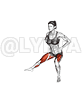 Forward to Side to Rear Lunge demonstration