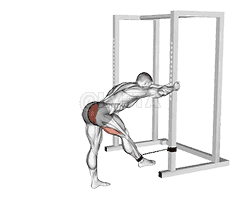 Band Bent-over Hip Extension demonstration