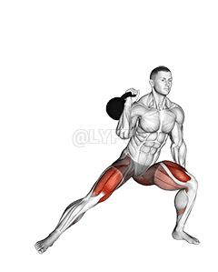 Kettlebell Lateral Lunge demonstration