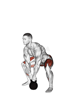 Kettlebell Sumo Deadlift demonstration