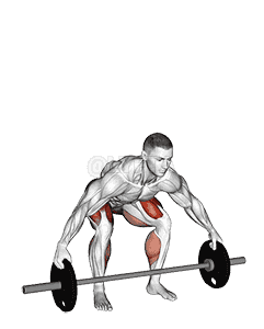 Barbell Reeves Deadlift demonstration