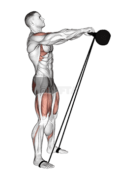 Kettlebell Banded Swing demonstration