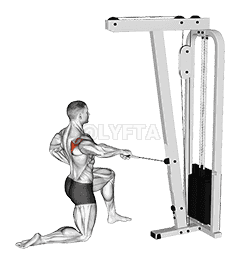 Cable Half Kneeling External Rotation demonstration