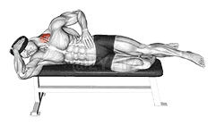 Weighted Side Lying Side Neck Raise demonstration