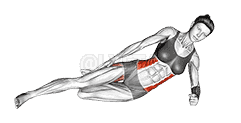Side Bridge with Bent Leg demonstration