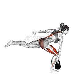Kettlebell Single Leg Deadlift demonstration