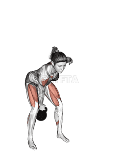 Kettlebell Single Arm Swing demonstration