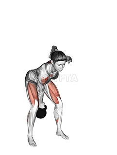 Kettlebell Single Arm Swing demonstration