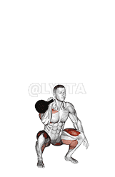 Kettlebell One Arm Thruster demonstration